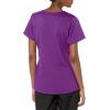 WonderWink Womens Women’s 4 Pocket Wrap Scrub Top(Eggplant)