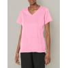 WonderWink Womens Women’s 4 Pocket Wrap Scrub Top(Pink Blossom)