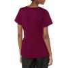 WonderWink Womens Women’s 4 Pocket Wrap Scrub Top(Wine)