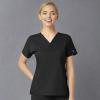 WonderWink Womens Women’s Dolman Scrub Top(Black)