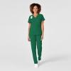 WonderWink Womens Women’s Mock Wrap Scrub Top(Hunter)