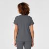 WonderWink Womens Women’s Mock Wrap Scrub Top(Pewter)
