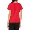 WonderWink Womens Women’s Mock Wrap Scrub Top(Red)