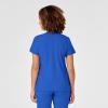 WonderWink Womens Women’s Mock Wrap Scrub Top(Royal)