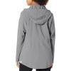 WonderWink womens Convertible Hood Jacket(Grey Heather)