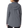 WonderWink womens Convertible Hood Jacket(Pewter)