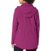 WonderWink womens Convertible Hood Jacket(Wine)