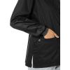 WonderWink womens Snap Front Jacket(Black)