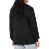 WonderWink womens Snap Front Jacket(Black)