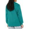 WonderWink womens Snap Front Jacket(Caribbean Blue)