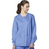 WonderWink womens Snap Front Jacket(Ceil Blue)