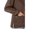WonderWink womens Snap Front Jacket(Chocolate)