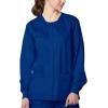 WonderWink womens Snap Front Jacket(Galaxy Blue)