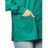 WonderWink womens Snap Front Jacket(Hunter Green)