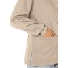 WonderWink womens Snap Front Jacket(Khaki)