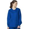 WonderWink womens Snap Front Jacket(Royal Blue)