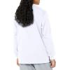 WonderWink womens Snap Front Jacket(White)