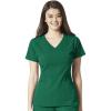 WonderWink Womens Flex Back V-Neck Top(Hunter)