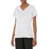 WonderWink Womens Women’s 4 Pocket Wrap Scrub Top(White)
