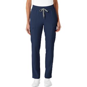 Renew Women’s High Waist Slim Leg Scrub Pant(Navy)