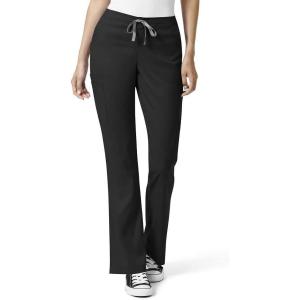 WonderWink Women’s Moderate Flare Leg Cargo Pant(Black)