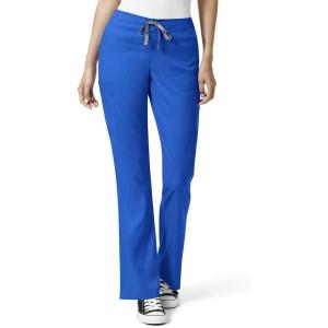 WonderWink Women’s Moderate Flare Leg Cargo Pant(Royal)