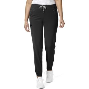 WonderWink Womens Renew Women’s Jogger Scrub Pant(Black)