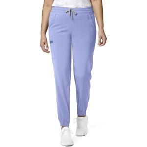 WonderWink Womens Renew Women’s Jogger Scrub Pant(Ceil Blue)