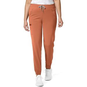 WonderWink Womens Renew Women’s Jogger Scrub Pant(Clay)