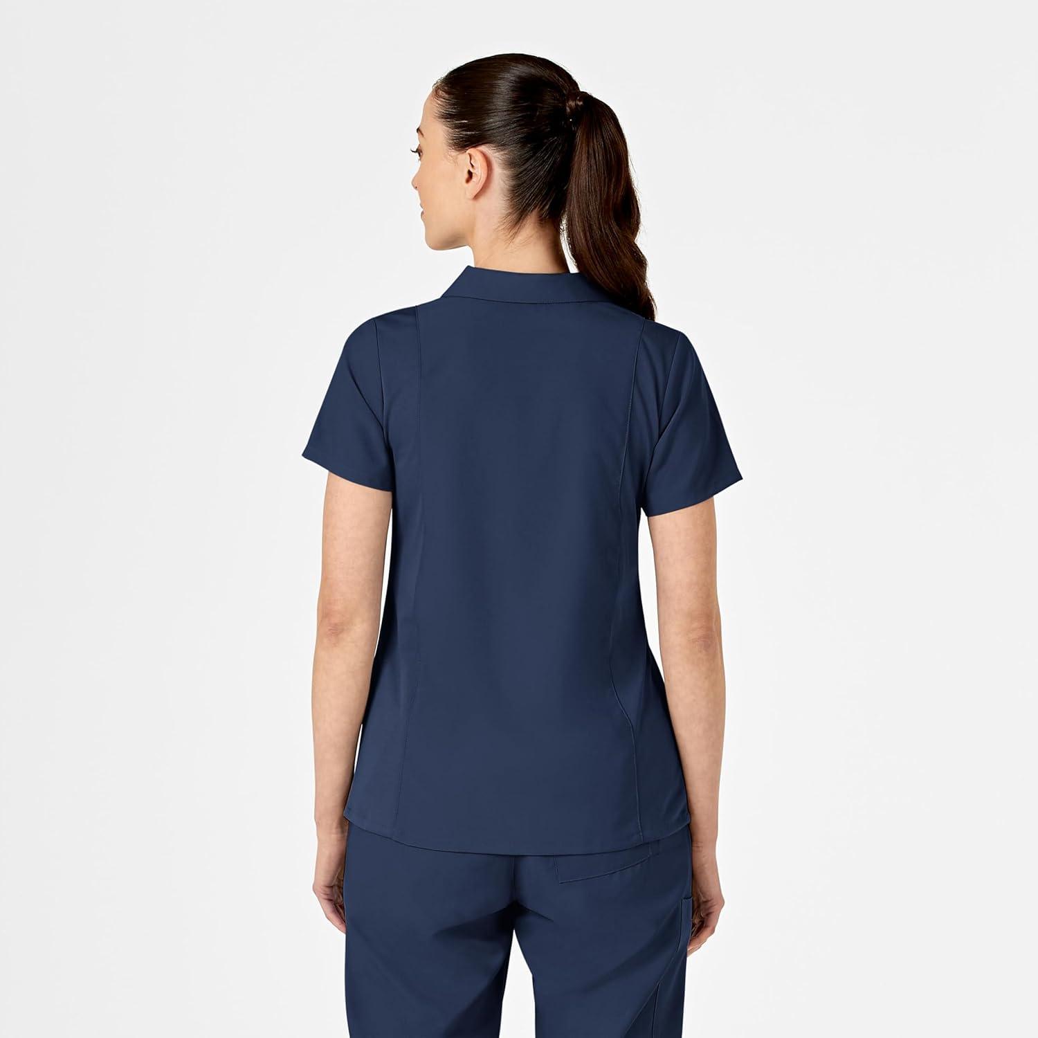 imageWonderWink Womens Collar TopNavy