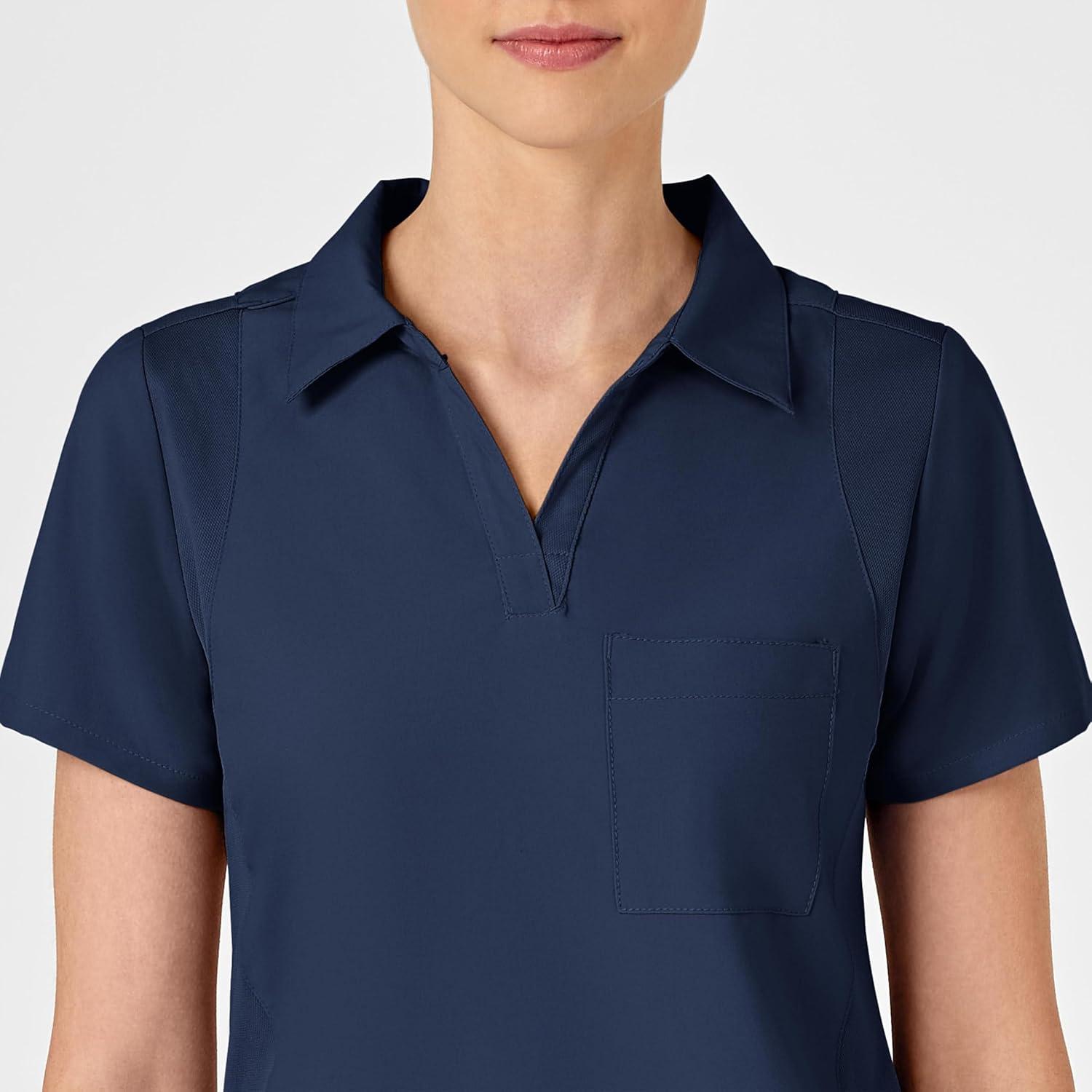 imageWonderWink Womens Collar TopNavy