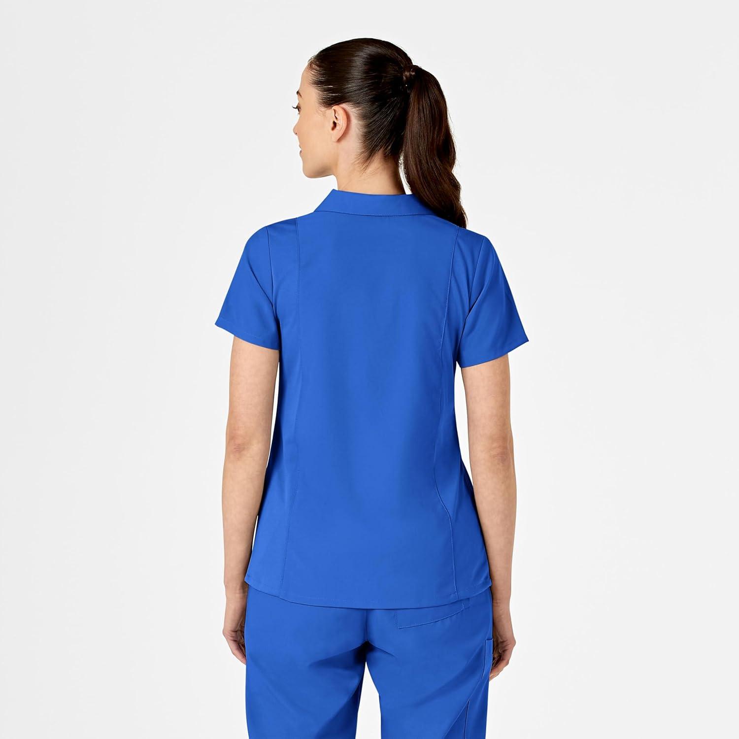 imageWonderWink Womens Collar TopRoyal