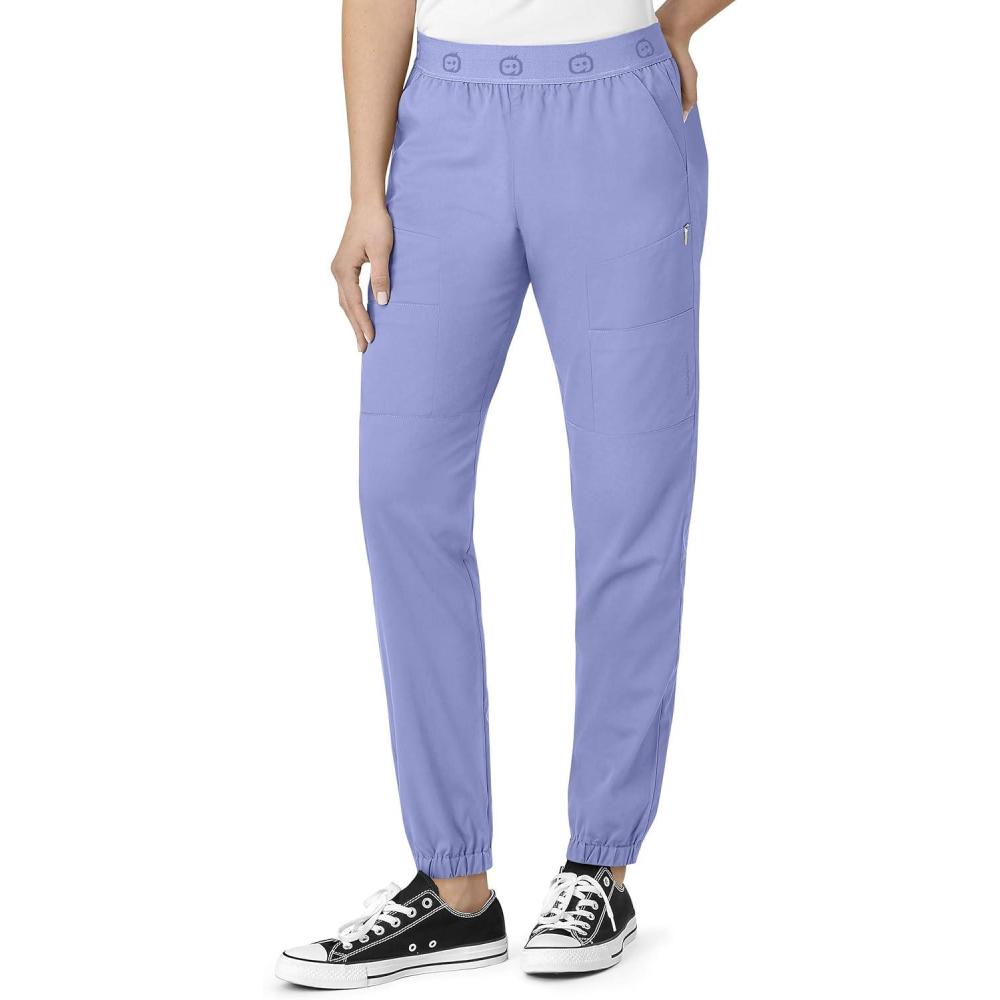 imageWonderWink Womens Slim Cargo Jogger PantCeil Blue