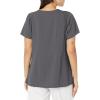 WonderWink Men’s Uni Moss Grn Simply Soft 3pkt Scrub Shrt(Pewter)