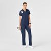 WonderWink Womens Collar Top(Navy)