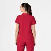 WonderWink Womens Collar Top(Red)