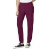 WonderWink Womens Slim Cargo Jogger Pant(Wine)