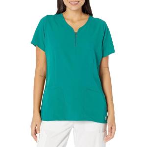 WonderWink Men’s Uni Moss Grn Simply Soft 3pkt Scrub Shrt(Hunter)