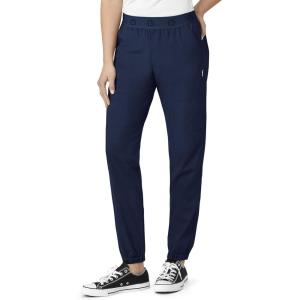 WonderWink Womens Slim Cargo Jogger Pant(Navy)