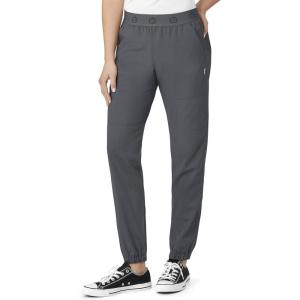 WonderWink Womens Slim Cargo Jogger Pant(Pewter)