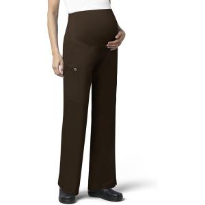 WonderWink Women’s Wonderwork Maternity Pant, Chocolate, Medium