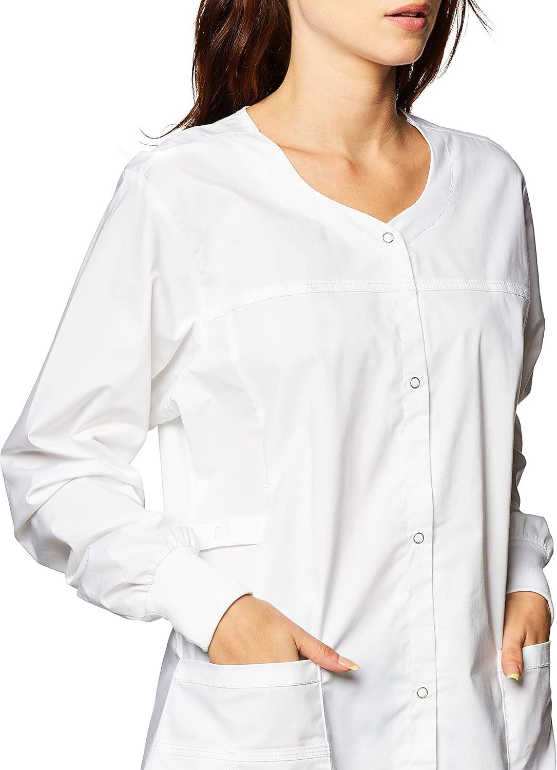 imageWonderWink Womens Constance Snap JacketTrue White