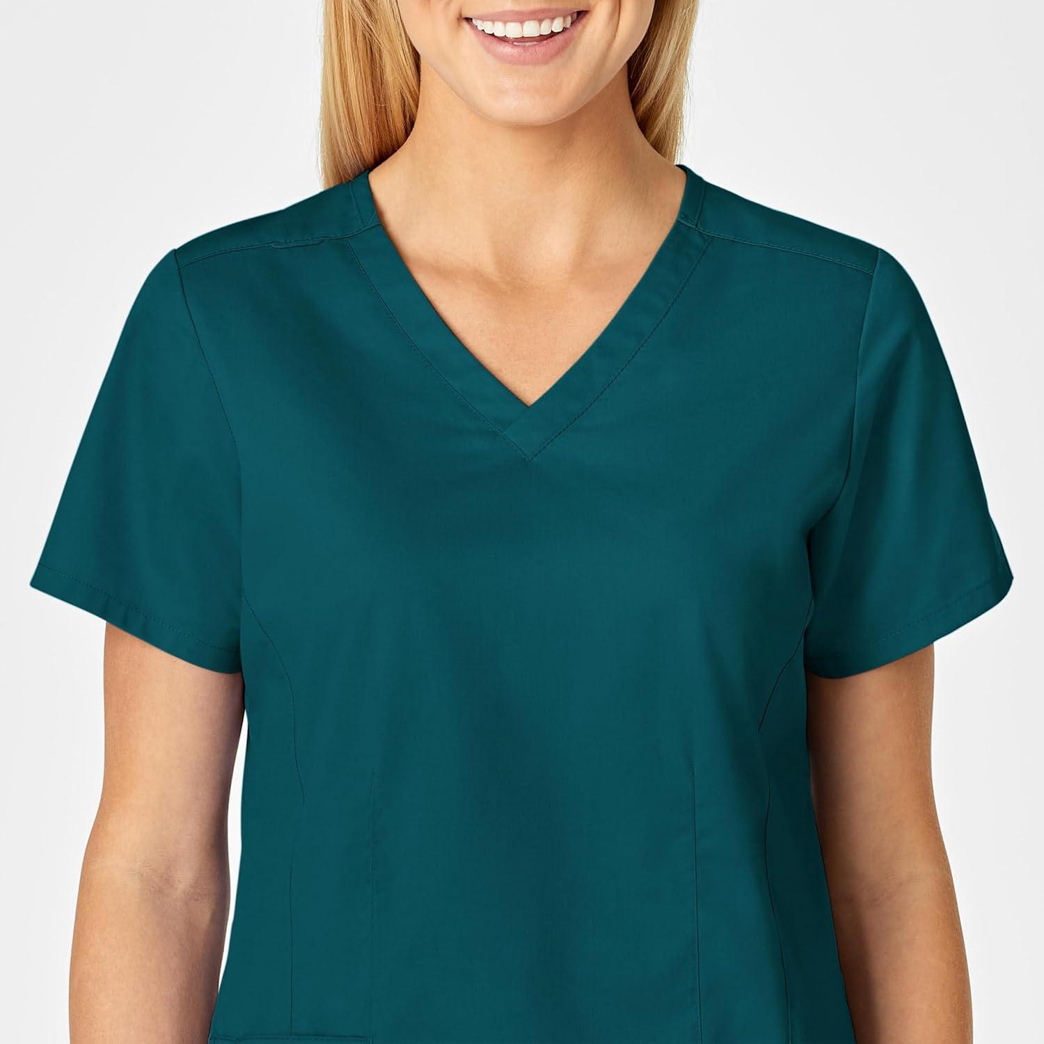 imageWonderWink Womens Wonderflex Verity Scrub TopCaribbean