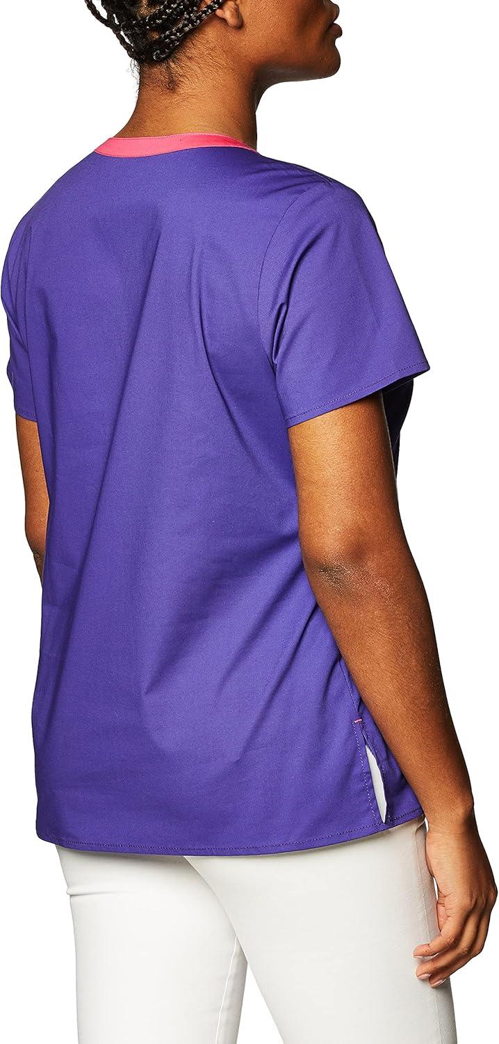 imageWonderWink Womens Wonderflex Verity Scrub TopGrape