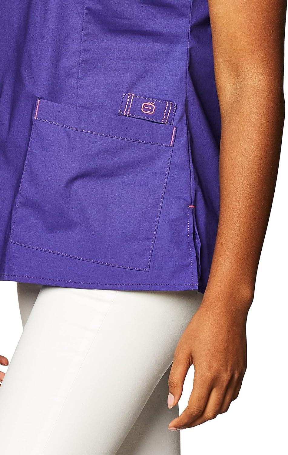 imageWonderWink Womens Wonderflex Verity Scrub TopGrape