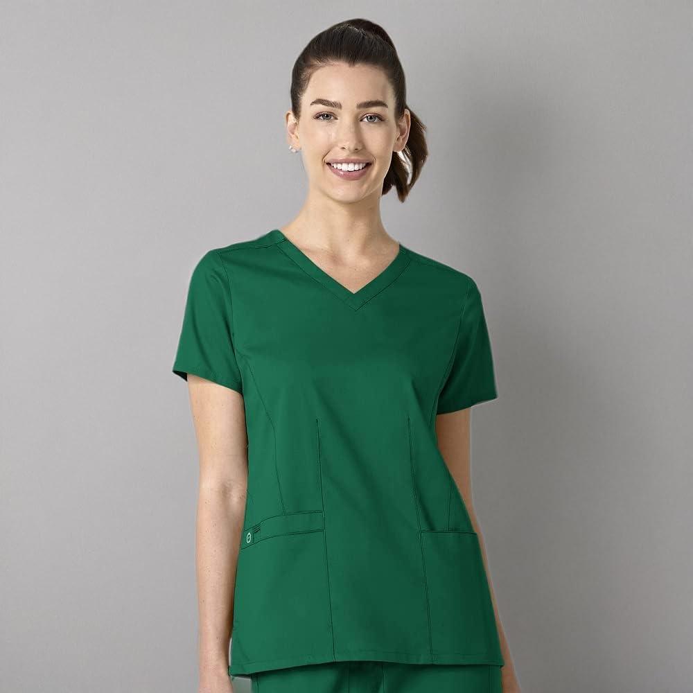 imageWonderWink Womens Wonderflex Verity Scrub TopHunter