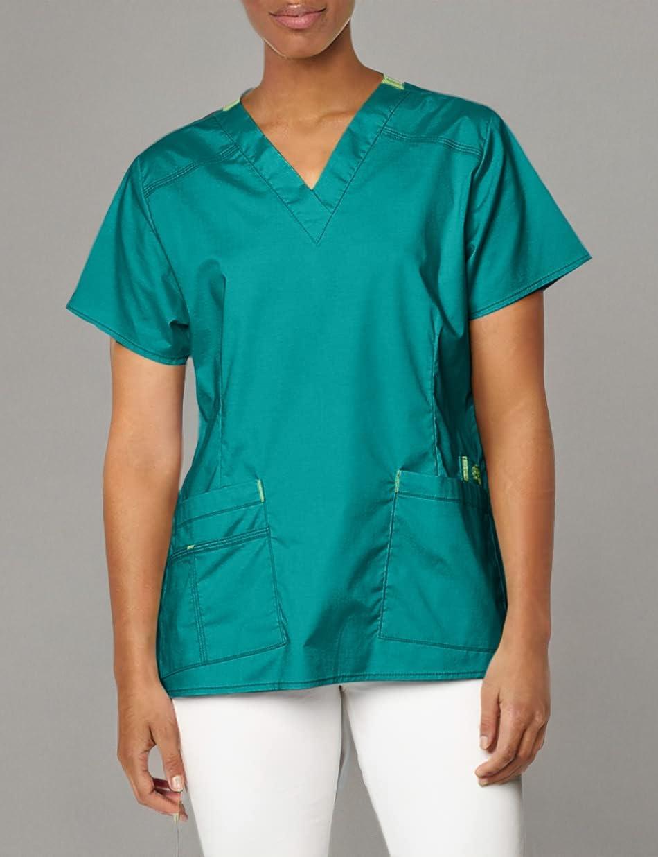 imageWonderWink Womens Wonderflex Verity Scrub TopHunter