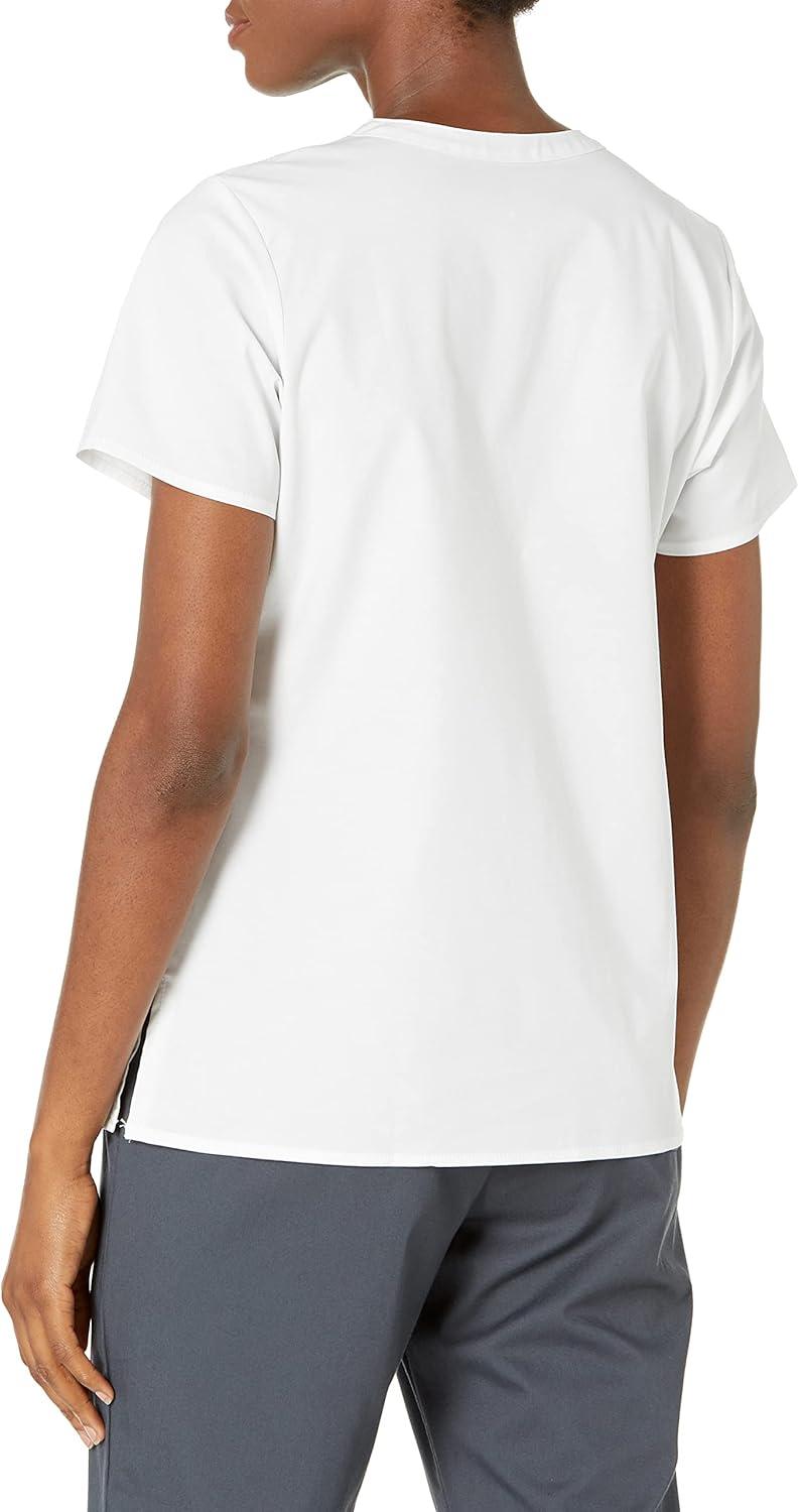 imageWonderWink Womens Wonderflex Verity Scrub TopTrue White