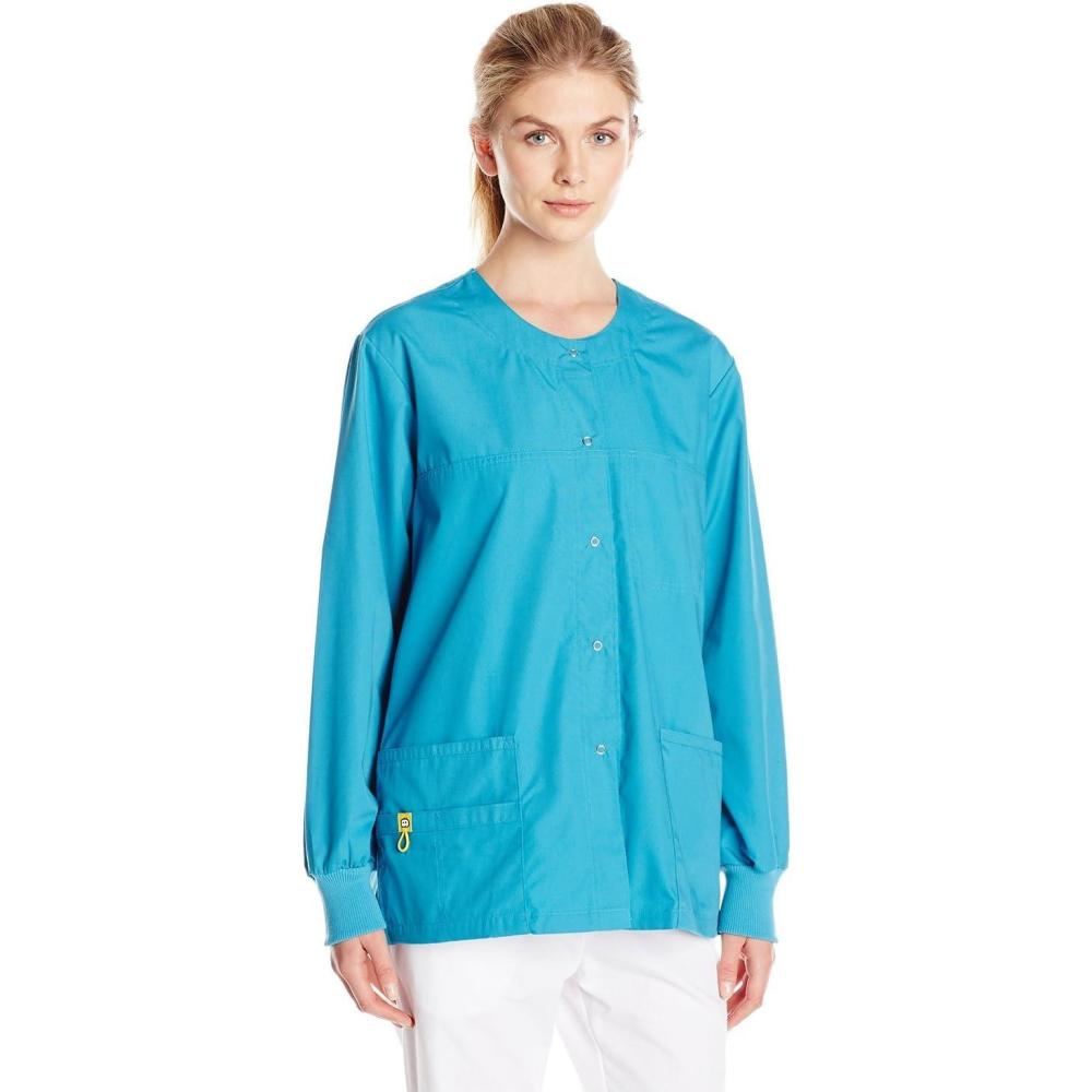 imageWonderWink Womens Origins Delta Scrub JacketReal Teal