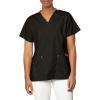 WonderWink Women’s Wonderflex Verity Scrub Top(Black)